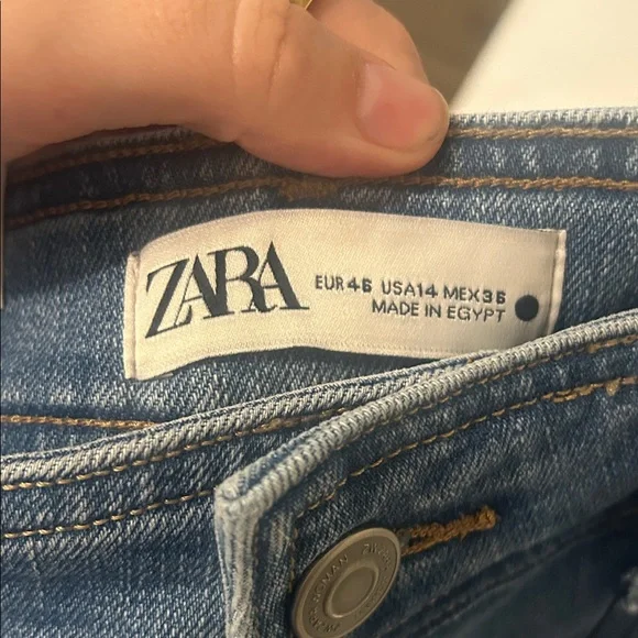 Zara Marine straight Jeans in Classic Blue - Picture 7 of 7